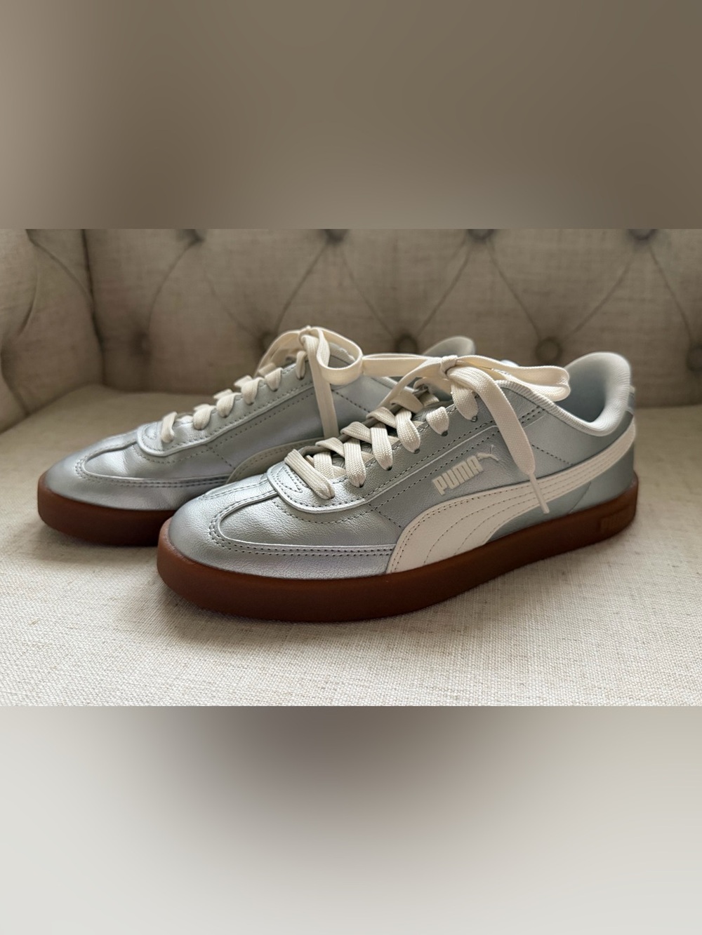 Puma Silver Sneakers
